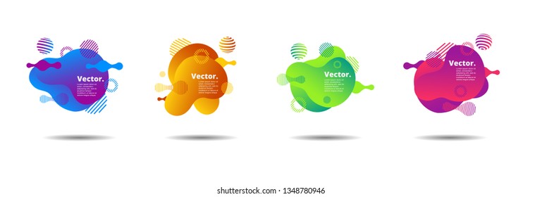 Vector fluid for text Vector graphics for hipsters. dynamic frame stylish geometric black background. element for design business cards, invitations, gift cards, flyers, brochures and landing page