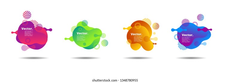 Vector fluid for text Vector graphics for hipsters. dynamic frame stylish geometric black background. element for design business cards, invitations, gift cards, flyers, brochures and landing page