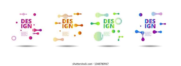 Vector fluid for text Vector graphics for hipsters. dynamic frame stylish geometric black background. element for design business cards, invitations, gift cards, flyers, brochures and landing page