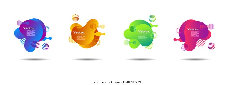Vektorfluid für Text-Vektorgrafiken für Hipster. dynamischer Rahmen stylische geometrische schwarze Hintergrund. Element für Design-Visitenkarten, Einladungen, Geschenkkarten, Flyer, Broschüren und Landing-Page
