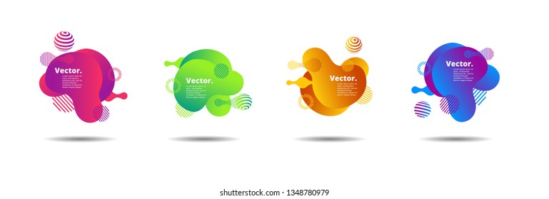 Vector fluid for text Vector graphics for hipsters. dynamic frame stylish geometric black background. element for design business cards, invitations, gift cards, flyers, brochures and landing page