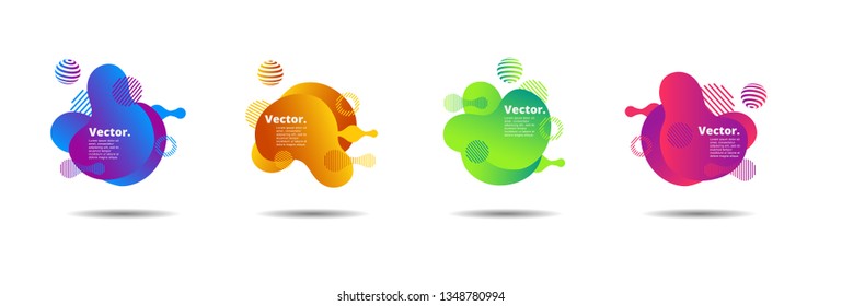 Vector fluid for text Vector graphics for hipsters. dynamic frame stylish geometric black background. element for design business cards, invitations, gift cards, flyers, brochures and landing page