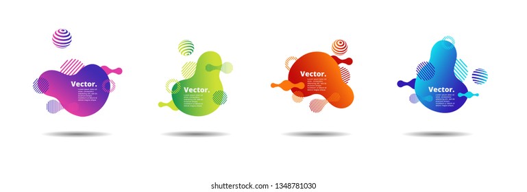 Vector fluid for text Vector graphics for hipsters. dynamic frame stylish geometric black background. element for design business cards, invitations, gift cards, flyers, brochures and landing page