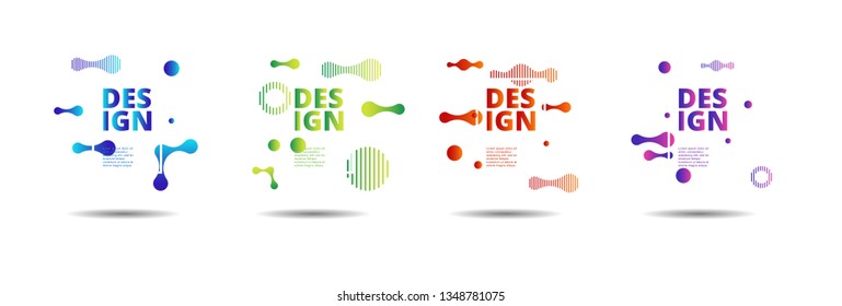 Vector fluid for text Vector graphics for hipsters. dynamic frame stylish geometric black background. element for design business cards, invitations, gift cards, flyers, brochures and landing page