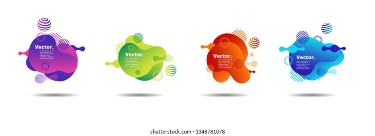 Vector fluid for text Vector graphics for hipsters. dynamic frame stylish geometric black background. element for design business cards, invitations, gift cards, flyers, brochures and landing page