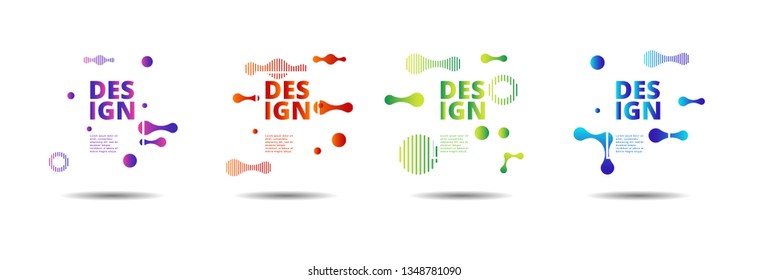 Vector fluid for text Vector graphics for hipsters. dynamic frame stylish geometric black background. element for design business cards, invitations, gift cards, flyers, brochures and landing page