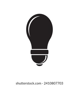 Vector fluorescent bulbs icon logo vector design template