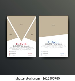 vector flyer in a4 size, brochure business design