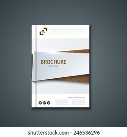 Vector flyer or banner. Brochure template design. Eps10