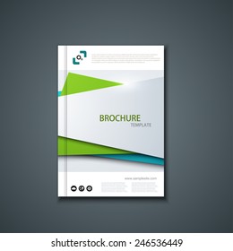 Vector flyer or banner. Brochure template design. Eps10