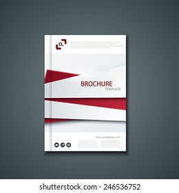 Vector flyer or banner. Brochure template design. Eps10