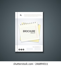 Vector flyer or banner. Brochure template design. Eps10