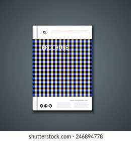 Vector flyer or banner. Brochure template design. Eps10
