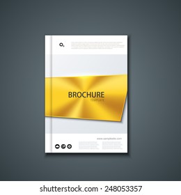 Vector flyer or banner. Brochure template design. Eps10