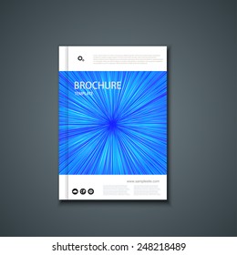 Vector flyer or banner. Brochure template design. Eps10