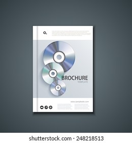 Vector flyer or banner. Brochure template design. Eps10
