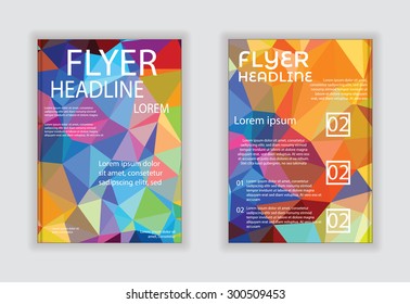 Vector flyer or brochure design business Template vector 