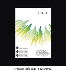 vector flyer brochure design template