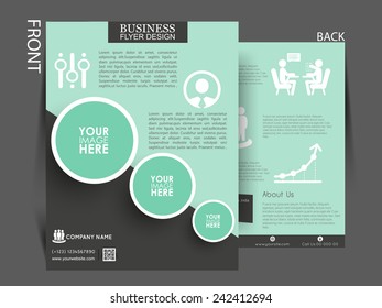 Vector Flyer, brochure, magazine cover template can be use for print and publishing. 