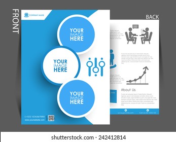 Vector Flyer, brochure, magazine cover template can be use for print and publishing. 