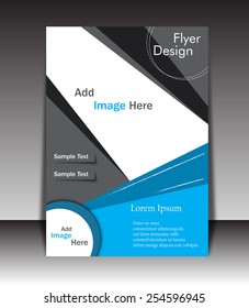 Vector Flyer, brochure, magazine cover template can be use for print and publishing.