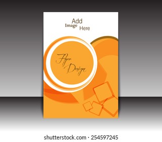 Vector Flyer, brochure, magazine cover template can be use for print and publishing.