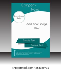 Vector Flyer, brochure, magazine cover template can be use for print and publishing.