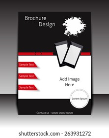 Vector Flyer, brochure, magazine cover template can be use for print and publishing.