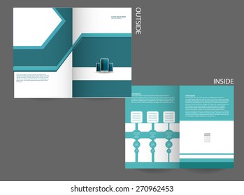 Vector flyer, brochure, magazine cover template can be used for print and publishing.