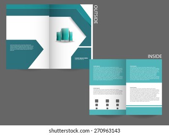 vector flyer, brochure, magazine cover template can be used for printing and publishing. 