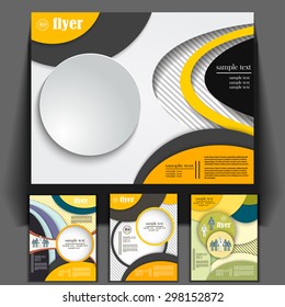 Vector Flyer, brochure, magazine cover template can be use for print and publishing.
