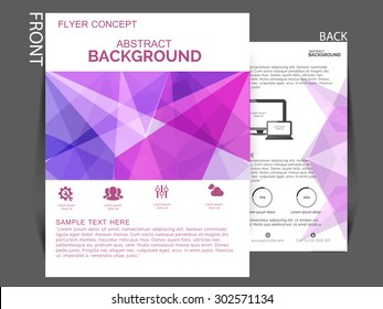 Vector Flyer, Brochure, Magazine cover design For print and business purpose.