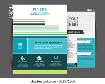 Vector Flyer, Brochure, Magazine cover design For print and business purpose.