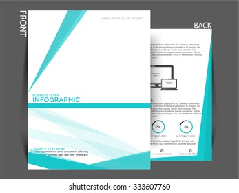 Vector Flyer, brochure magazine cover can be use for printing, publishing and marketing purpose for your business.