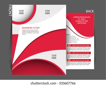 Vector Flyer, brochure magazine cover can be use for printing, publishing and marketing purpose for your business.