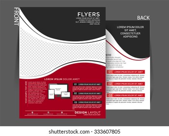 Vector Flyer, brochure magazine cover can be use for printing, publishing and marketing purpose for your business.