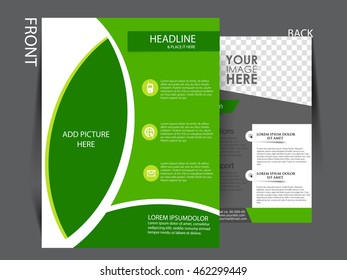 Vector Flyer, brochure, magazine cover template can be use for print and publishing.