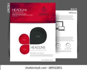 Vector Flyer, brochure, magazine cover template can be use for print and publishing.