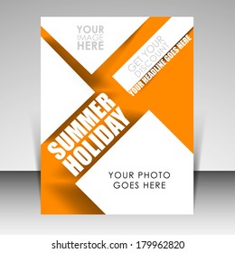 Vector Flyer, Brochure, Summer.