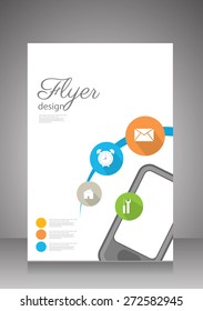 Vector Flyer , Brochure Template.