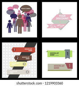 Vector flyer for business and web information. 