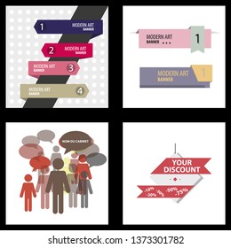 Vector flyer for business and web information. Infografics for economy