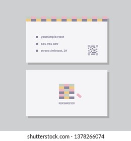 Vector flyer for business and web information. Infografics for economy