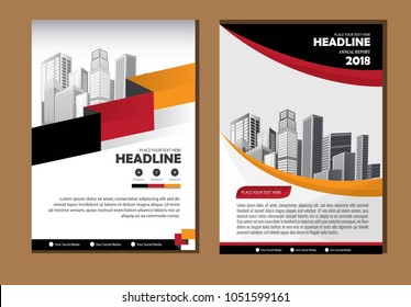 Vector flyer, corporate business, flyer, brochure design, annual report and cover presentation with simple modern design template. EPS 10