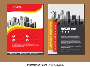 Vector flyer, corporate business, flyer, brochure design, annual report and cover presentation with simple modern design template. EPS 10