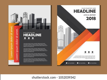 Vector flyer, corporate business, flyer, brochure design, annual report and cover presentation with simple modern design template. EPS 10