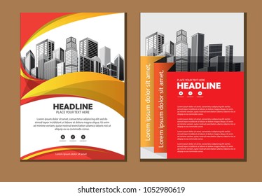 Vector flyer, corporate business, flyer, brochure design, annual report and cover presentation with simple modern design template. EPS 10