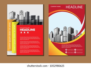 Vector flyer, corporate business, flyer, brochure design, annual report and cover presentation with simple modern design template. EPS 10