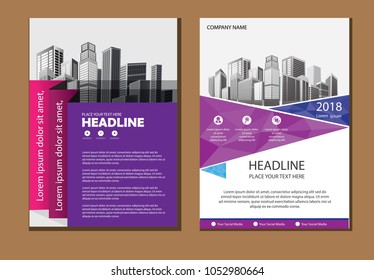 Vector flyer, corporate business, flyer, brochure design, annual report and cover presentation with simple modern design template. EPS 10