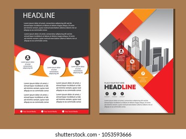 vector flyer, corporate business, flyer, brochure design, annual report and cover presentation with simple modern design template. EPS 10